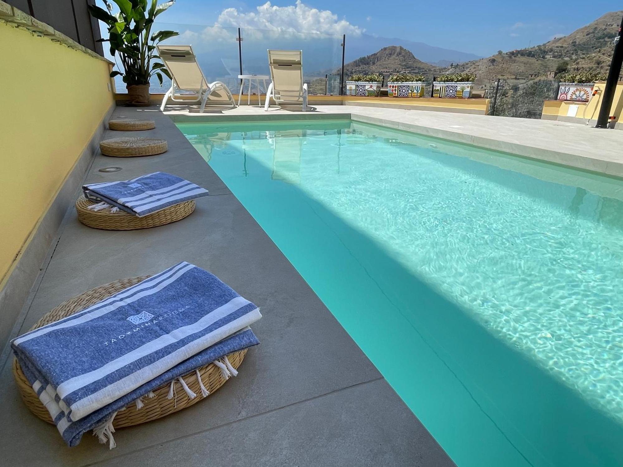 Villa Da Vinci Luxury Panoramic Apartments - Taormina Rooms Collection Extérieur photo